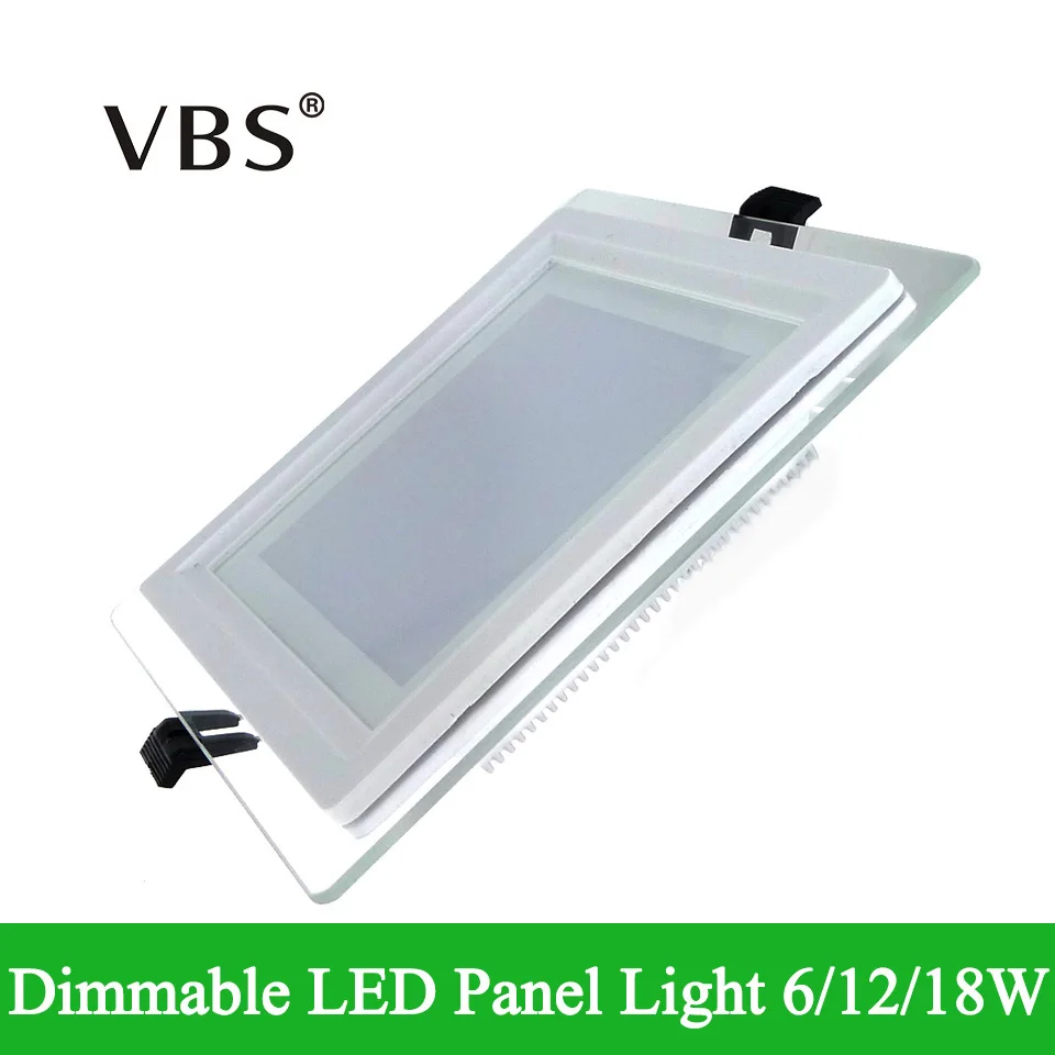 

LED Downlights SMD 5730 Led Panel Light Square 6W 12W 18W Led Ceiling Panel Light Warm White Cold White Home Spot Lighting