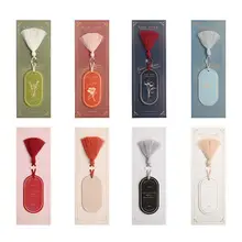 Письмо влюбленных кожаная Закладка любовная поэзия серии творческие для чтения в стиле ретро с кисточками практичный конверт Закладка в виде растения женской стильной обуви