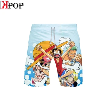 

One Piece 3D print Basic Street Fashion cool Beach shorts Summer shorts Casual comfortable kpop Shorts man pant Hipster