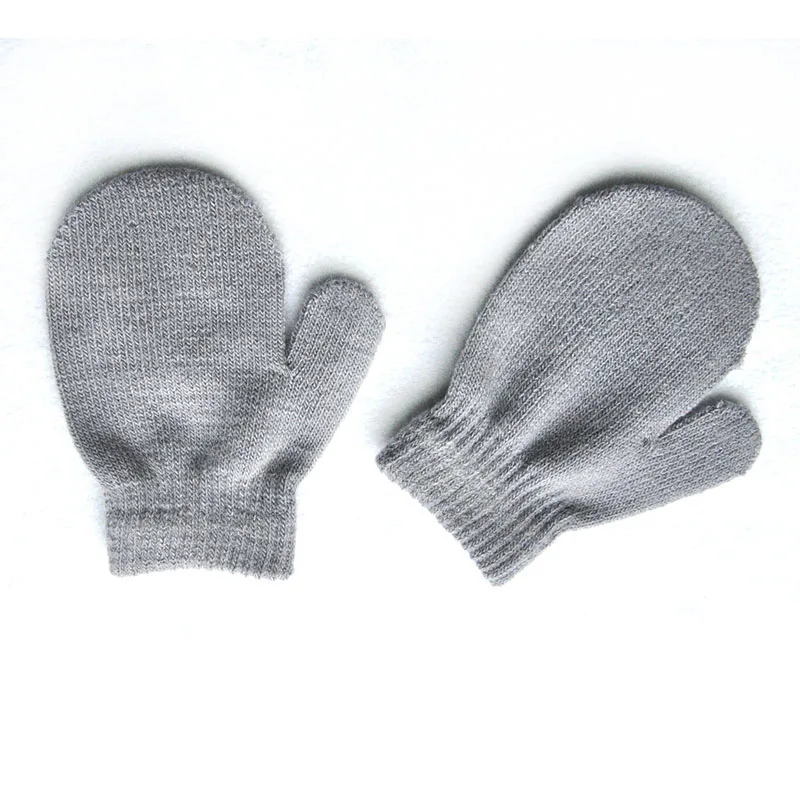 New Solid Toddler Gloves Girl boy little baby Kintting Mittens Kids Warm Gloves Unisex Magic Elasticity Crochet Luvas Guantes