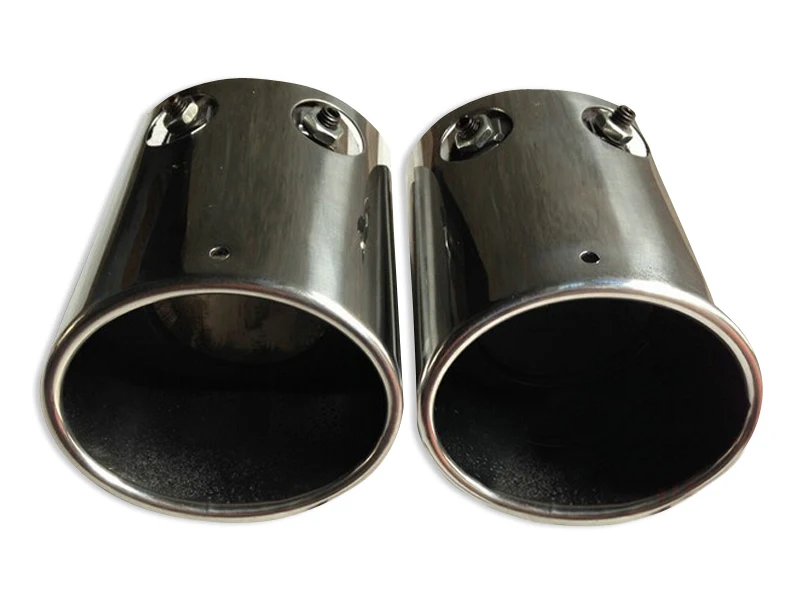 Pair Rear Exhaust muffler tail pipe tip For VOLVO XC60 xc 60 2015 2014 2013 2012