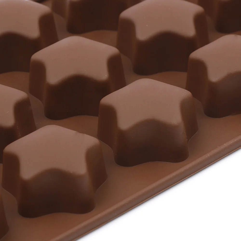 Silicone Ice Cube moulds 15 lattices DIY chocolate star shape silicone molds Fondant Cake Decorating Tools Silicone Ice Cube moulds 15 lattices DIY chocolate star shape silicone molds Fondant Cake Decorating Tools