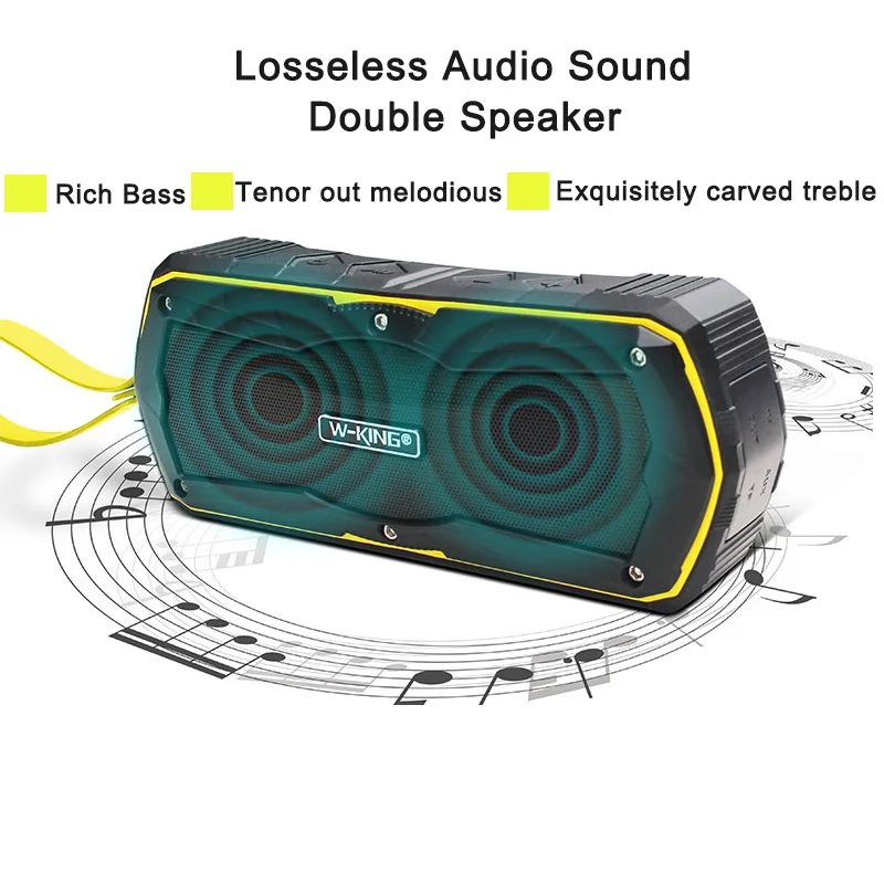 Уличная Колонка W king S9 беспроводная bluetooth колонка портативная Водонепроницаемая