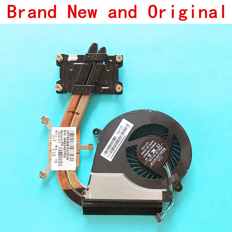 New notebook CPU fan heatsink radiator copper tube module for HP Pavilion 17-e183TX 17-e184ca 17-e185nr 17-E110DX 17-E112DX
