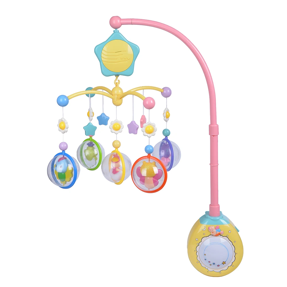 GOODWAY Musical Baby Bed Bell Baby Rattles with 30 Hi fi Music 360
