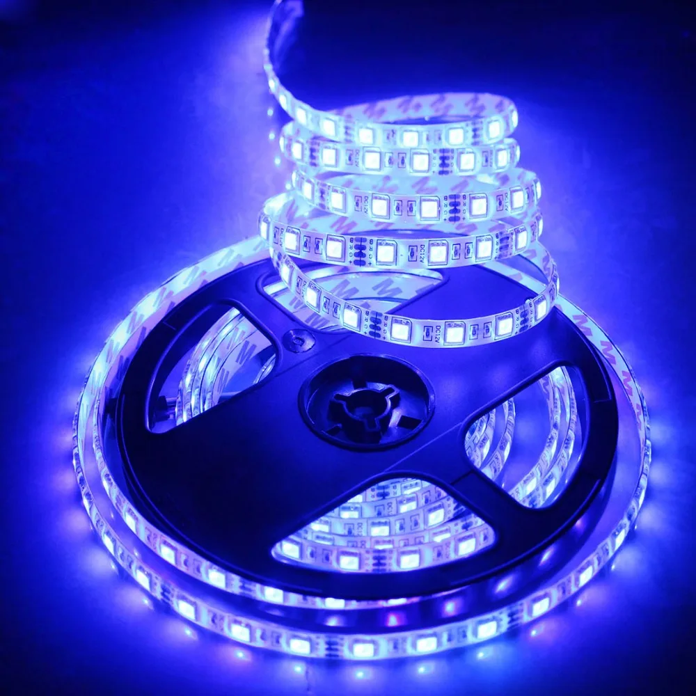 Комплект светодиодных лент RGB с регулируемой яркостью источник питания SMD5050