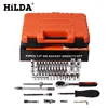 HILDA 53 pcs Car Repair Tool Sets Combination Tool Wrench Set Batch Head Ratchet Pawl Socket Spanner Screwdriver socket set ► Photo 2/6