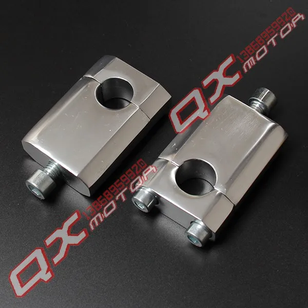Aluminum Alloy Clamps Motorcycle 22mm 7/8" Handlebar Riser Mount Clamp M10 Fit Kayo Irbis Pit