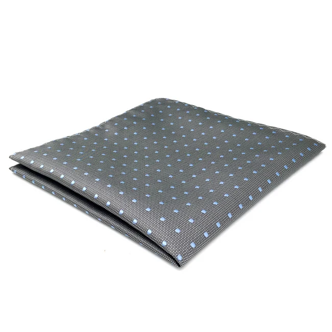 Same Design Hanky D21 серый в горошек мужской галстук набор шелковое модное платье удлиненный размер 6" Свадебный Жених Новинка Галстуки для мужчин носовой платок - Цвет: Same Design Hanky