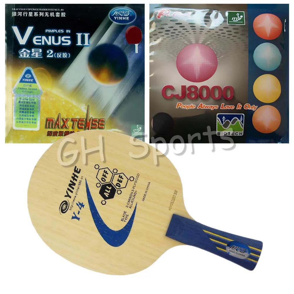 Pro Table Tennis (PingPong) Combo Racket Galaxy YINHE Y 4 with Venus