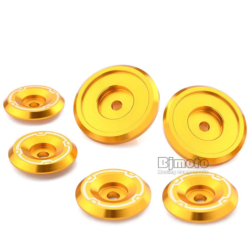Motorcycle CNC Aluminum Frame Hole Cap Cover With Screws Moto Fairing Guard Accessories For Kawasaki z900 2017 2018 z 900 (4)