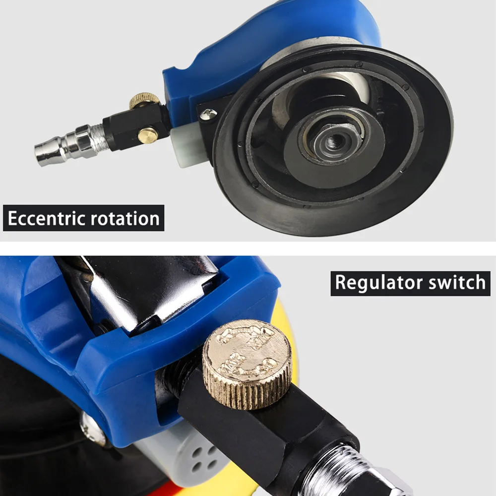 Car Polisher Random Orbital Detailing Waxer er Auto Truck Professional Polisher Vacuum Cleaner Set Tool 5 Inch Polishing