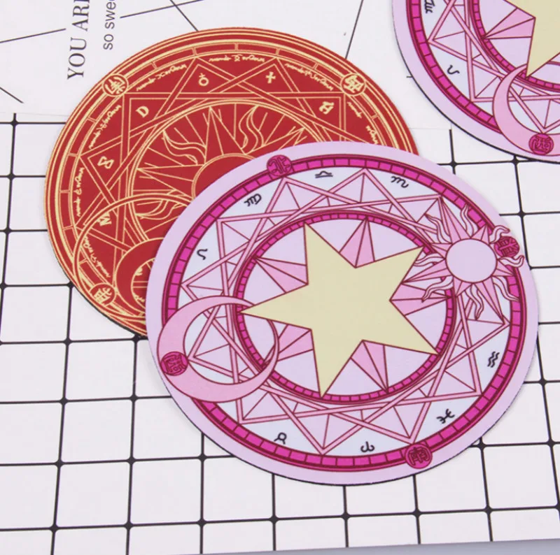 

1 pcs Creative Cosplay Anime Card Captor Sakura Figure Kinomoto Sakura Star the Clow Action Figure Printed mouse mad Toy