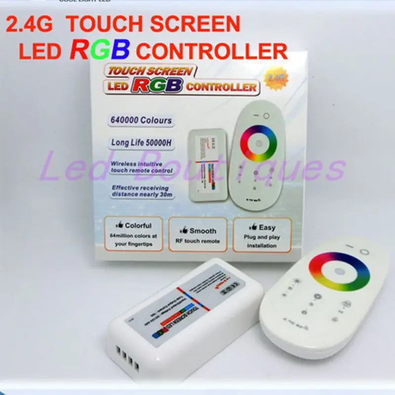 DC12 24v 18a rgb led контроллер 2 4 г сенсорный экран ИК РФ удалить rgb/rgbw для 5050 3528 5630 smd