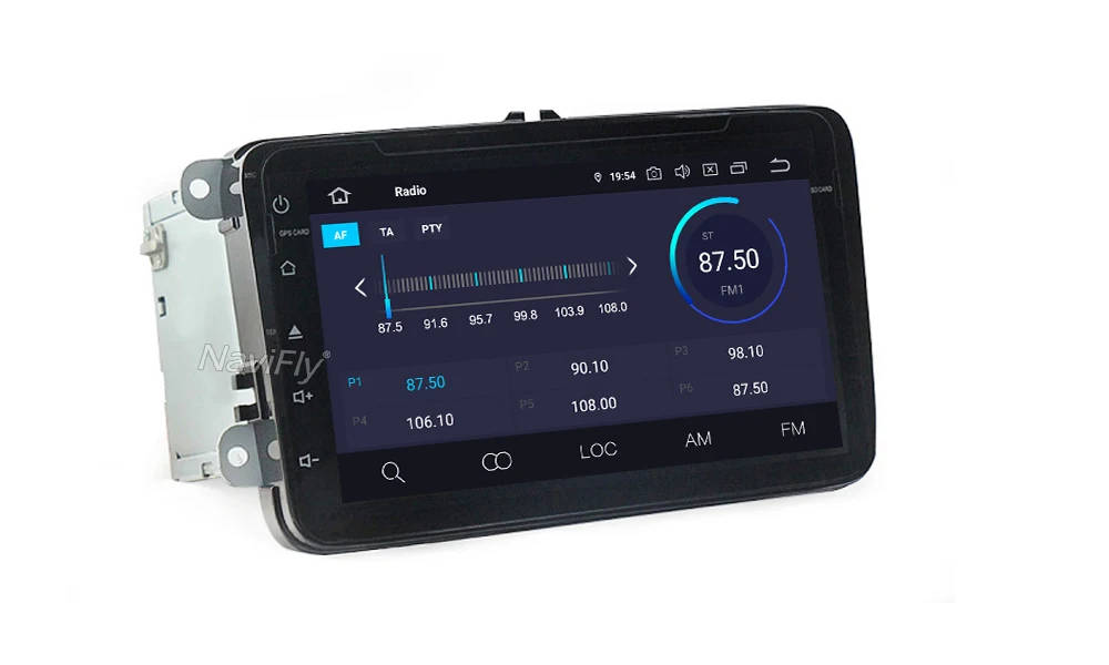 Cheap Android 9.0 Car radio dvd for VW GOLF 5 Golf 6 Tuguan Touran Skoda Octavia yeti 8" full touch IPS screen built in DSP GPS DVD 19