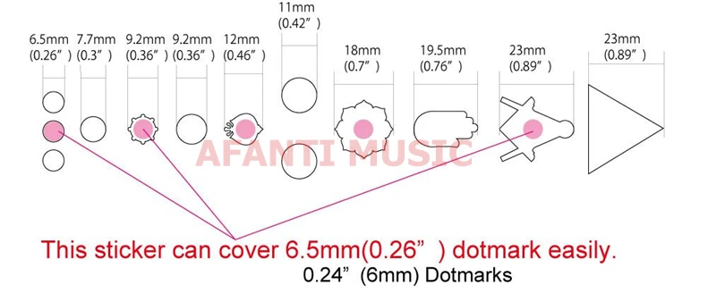 Afanti музыка гитара палец доски Наклейка/наклейка Shell/в индивидуальном стиле инкрустация(FPD-125