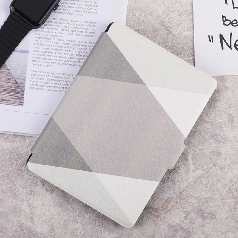 

Case for Kindle Paperwhite Gray Series Smart Auto Sleep/Wake PU Leather Cover for Amazon Kindle Paper white 1 2 3