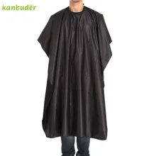 Резка парикмахер черный Водонепроницаемый ткань полиэстер Парикмахерская плащ для парикмахерской Парикмахерские Ножницы Уход за волосами Красота девушка M25#35