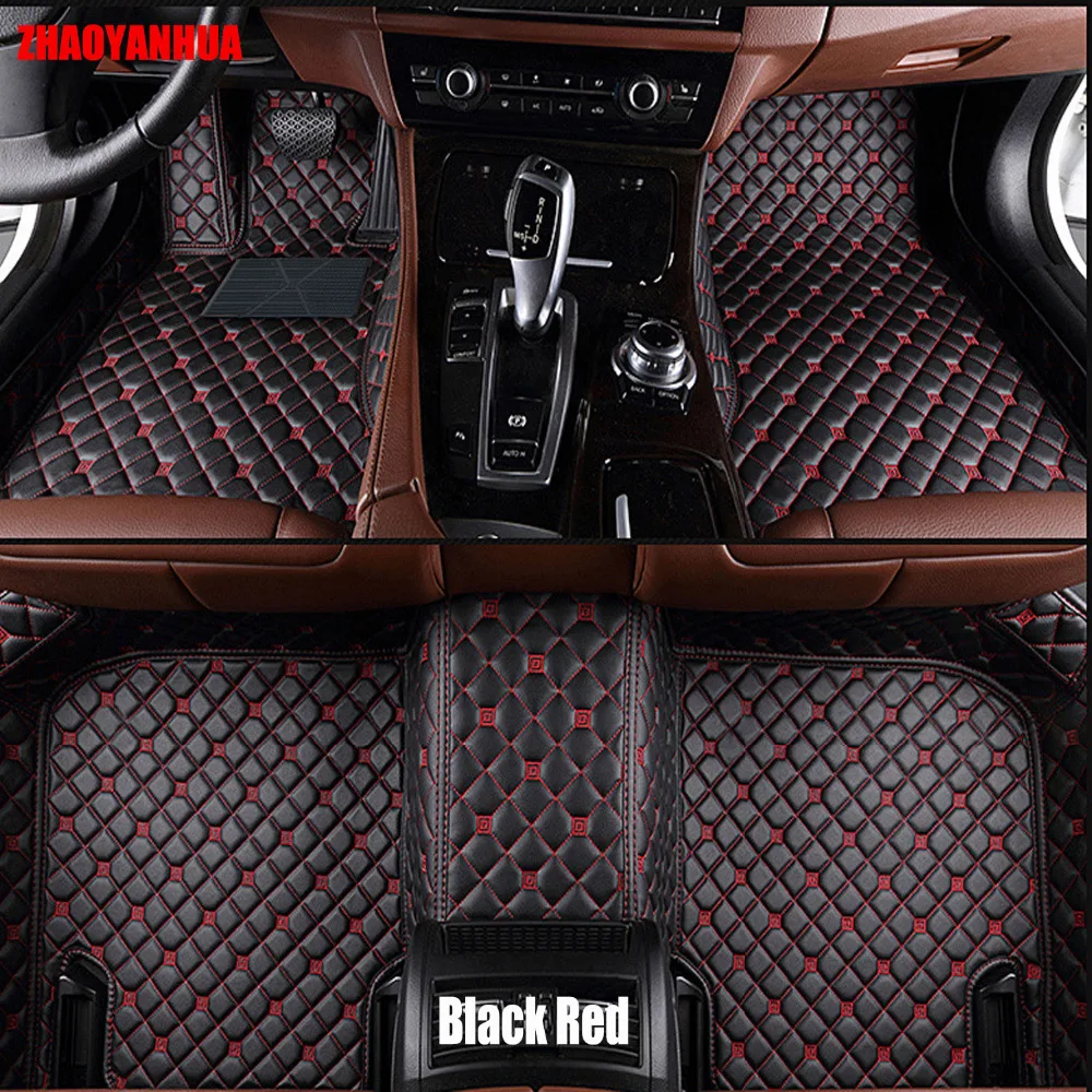 ZHAOYANHUA car floor mats for Toyota Camry Corolla RAV4 Mark X Crown