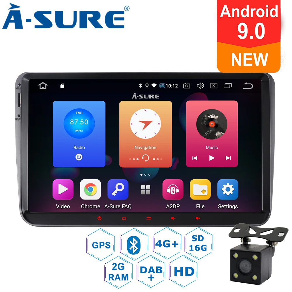 Cheap A-Sure 2 Din 9 Inch Android 9.0 Car Radio GPS For Volkswagen VW Tiguan Polo Golf 5 6 Passat b6 Caddy Transporter T5 Touran Skoda 2 Cheap A-Sure 2 Din 9 Inch Android 9.0 Car Radio GPS For Volkswagen VW Tiguan Polo Golf 5 6 Passat b6 Caddy Transporter T5 Touran Skoda 2