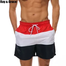 RAY GRACE мужские быстросохнущие летние для серфинга шорты спортивные дышащие пляжные шорты для мужчин серфинговые Купальники Шорты