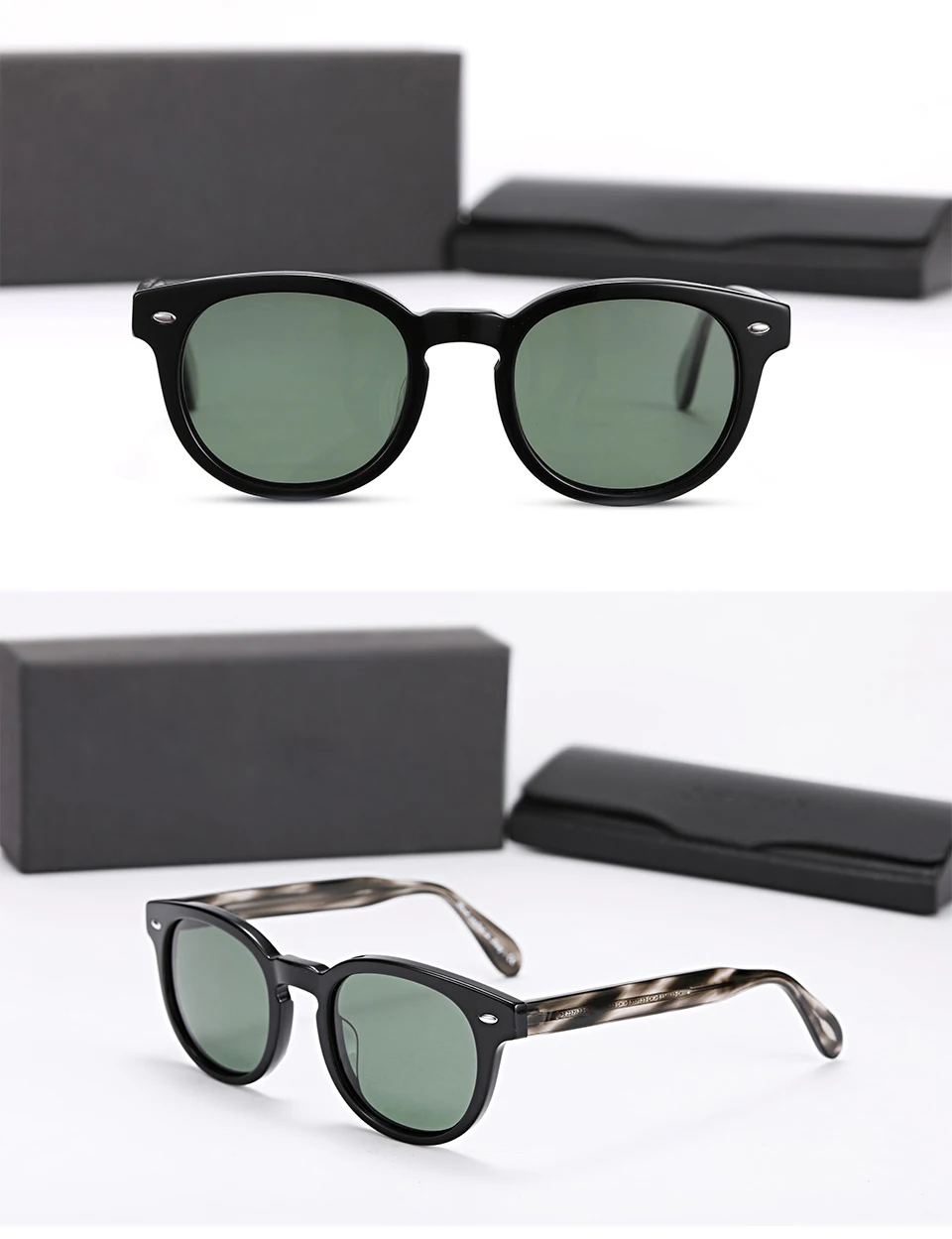 Винтажные круглые мужские солнцезащитные очки и женские брендовые дизайнерские солнцезащитные очки ov5036 sheildrake наивысшего качества поляризованные линзы
