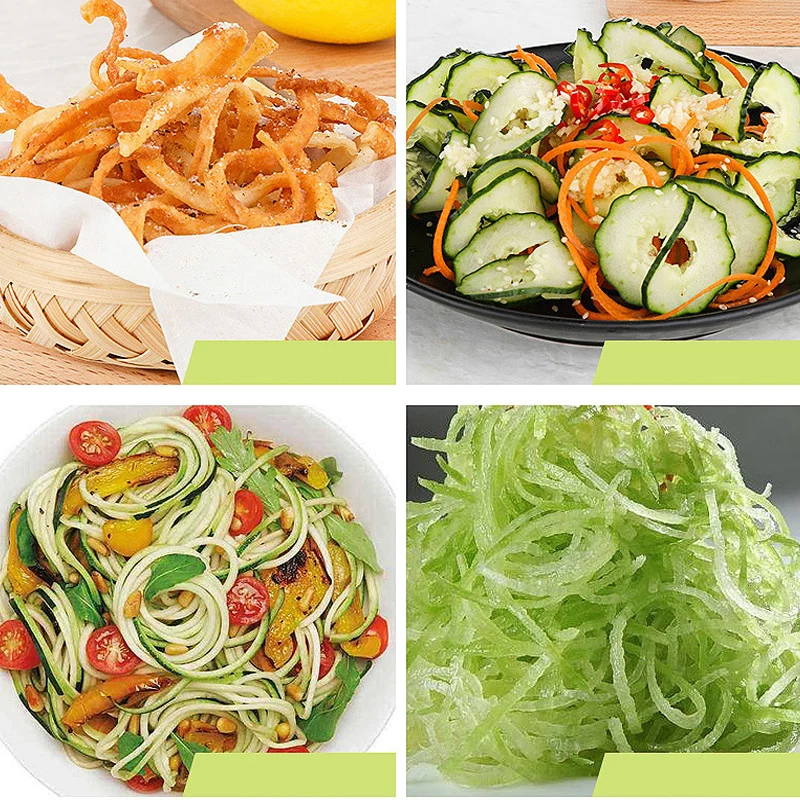 Vegetable Spiralizer Slicer Folding 5 Blade Veggie Pasta & Spaghetti Potato Vegetable Spiral Cutter Zucchini Slicer Vegetable Spiralizer Slicer Folding 5 Blade Veggie Pasta & Spaghetti Potato Vegetable Spiral Cutter Zucchini Slicer