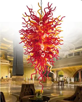Price Girban Brand Wholesale Price Hall Restaurant Big Size Hot Sale Hand Blown Modern LED Chandelier Lighting