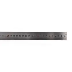 1 шт. нержавеющая сталь прямые 90 градусов Метрическая шкала квадратный линейка школьные канцелярские принадлежности