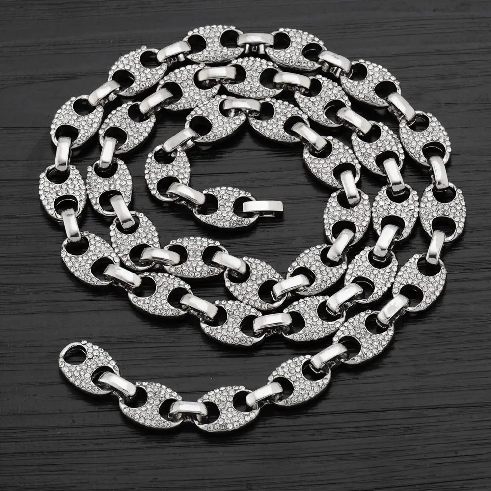 

2018 New Hiphop Goofan A double hole Necklace High Quality Pendant Necklace Alloy Fashion Jewelry For Men Women Gift AN541