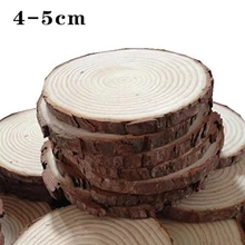 30 шт натуральные толстые коры деревянные пластинки diy деревянные украшения
