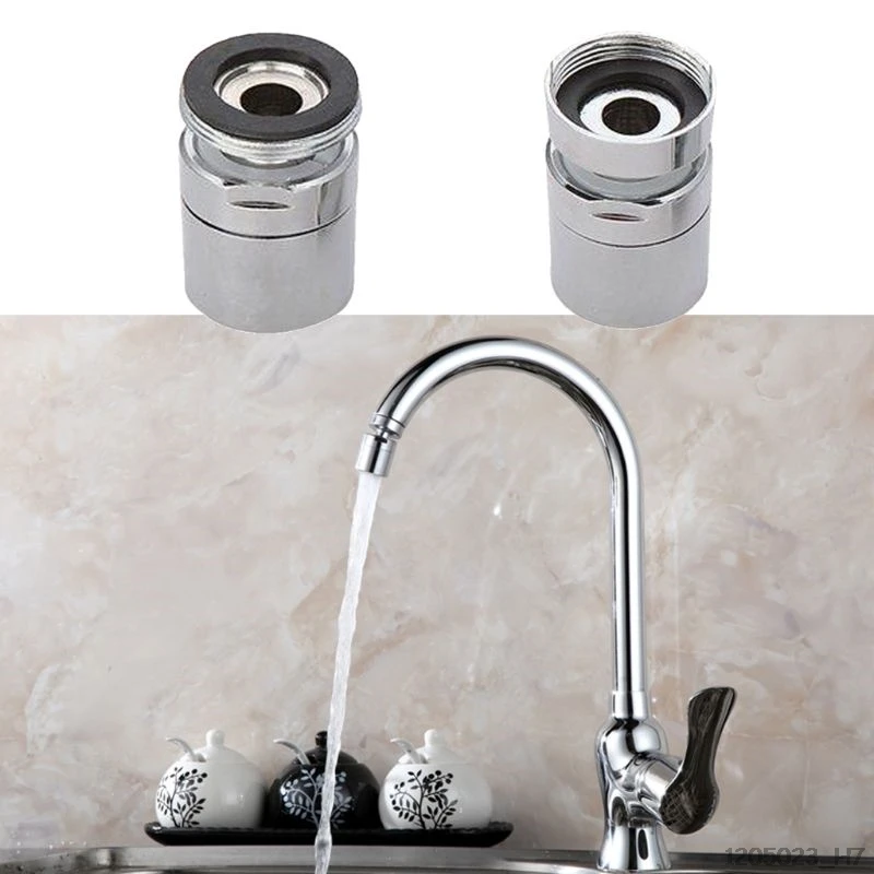

Brass Water Saving Tap Faucet Aerator Sprayer Attachment with 360-Degree Swivel