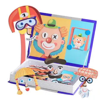 

Jigsaw Toy For Kids Magnetic Puzzle Sheet Cartoon Animal Science And Education Puzzle Game Toys Magnetic Card Expanding Thinking