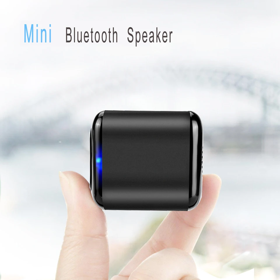 Портативный Bluetooth динамик с басами беспроводной 4 1 Встроенный микрофон наружная