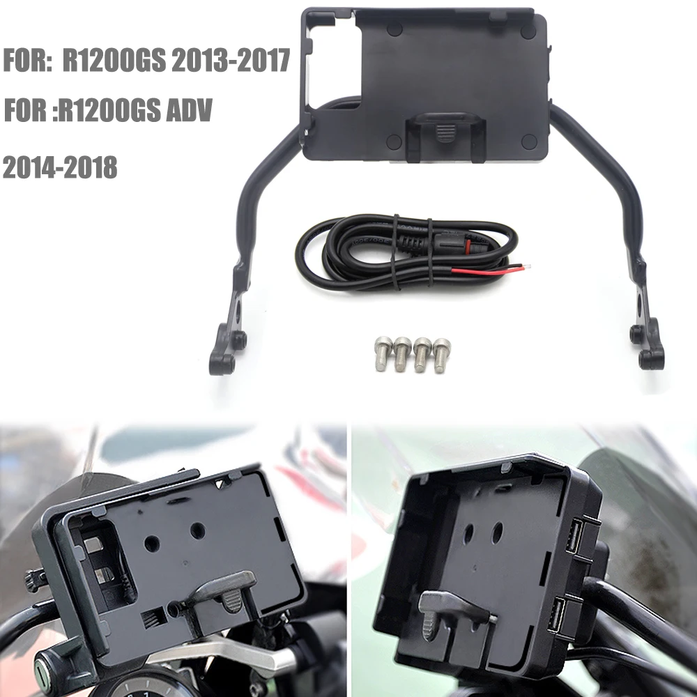 

Navigation bracket + mobile phone bracket For BMW R1200GS 2013-2017 R1200GS ADV 2014-2017