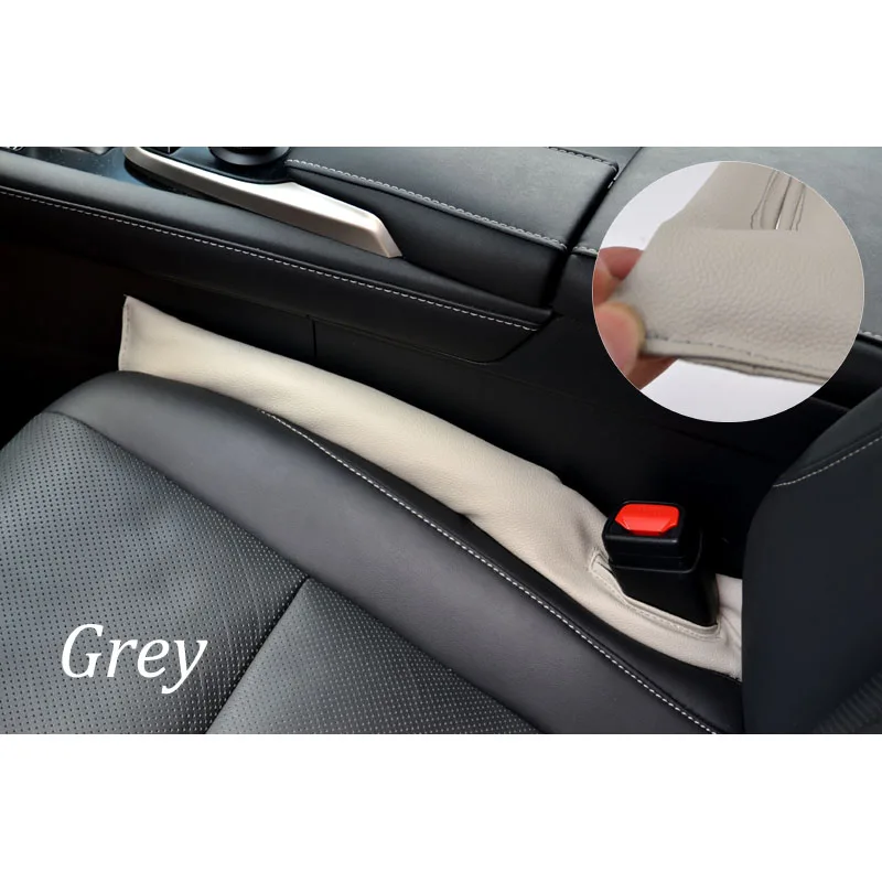 For Peugeot 206 207 208 2008 3008 301 307 308 3008 406 407 408 4008 508 5008 Car Seat Gap Filler Car Stopper Leak Proof Spacer - Название цвета: gray