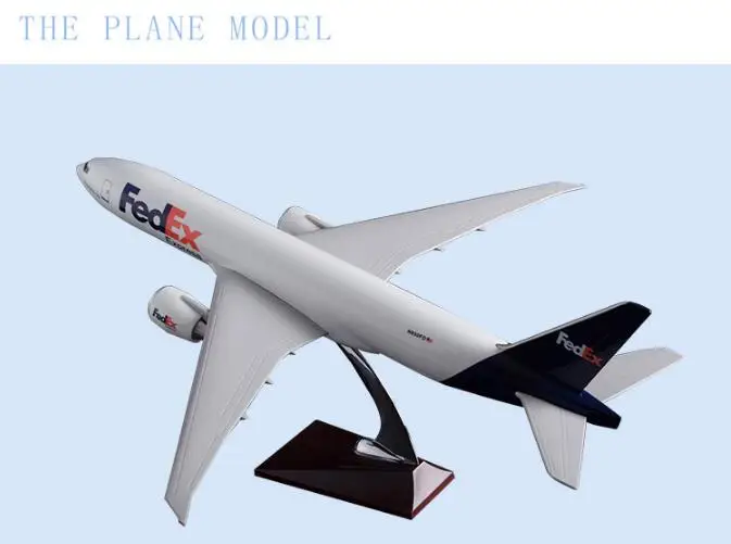 レジンの飛行機モデル,47cm,747 tnt,efedex bege 777,カーゴ,飛行機,エアバス,航空モデル Aliexpress