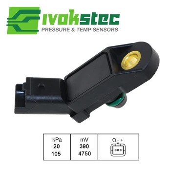 

MAP Sensor, Manifold Pressure For Peugeot 106 206 306 406 307 407 605 607 806 807 Expert Partner Ranch 1.1 1.4 1.6 2.0 1.8 2.2