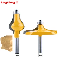 כלים לעיבוד עץ 2PC 8mm Shank המעקות נתבו Bit Set - התקן / חליל קו סכין ניגר החותך שֶׁגֶם קאטר כלים לעיבוד עץ (1)