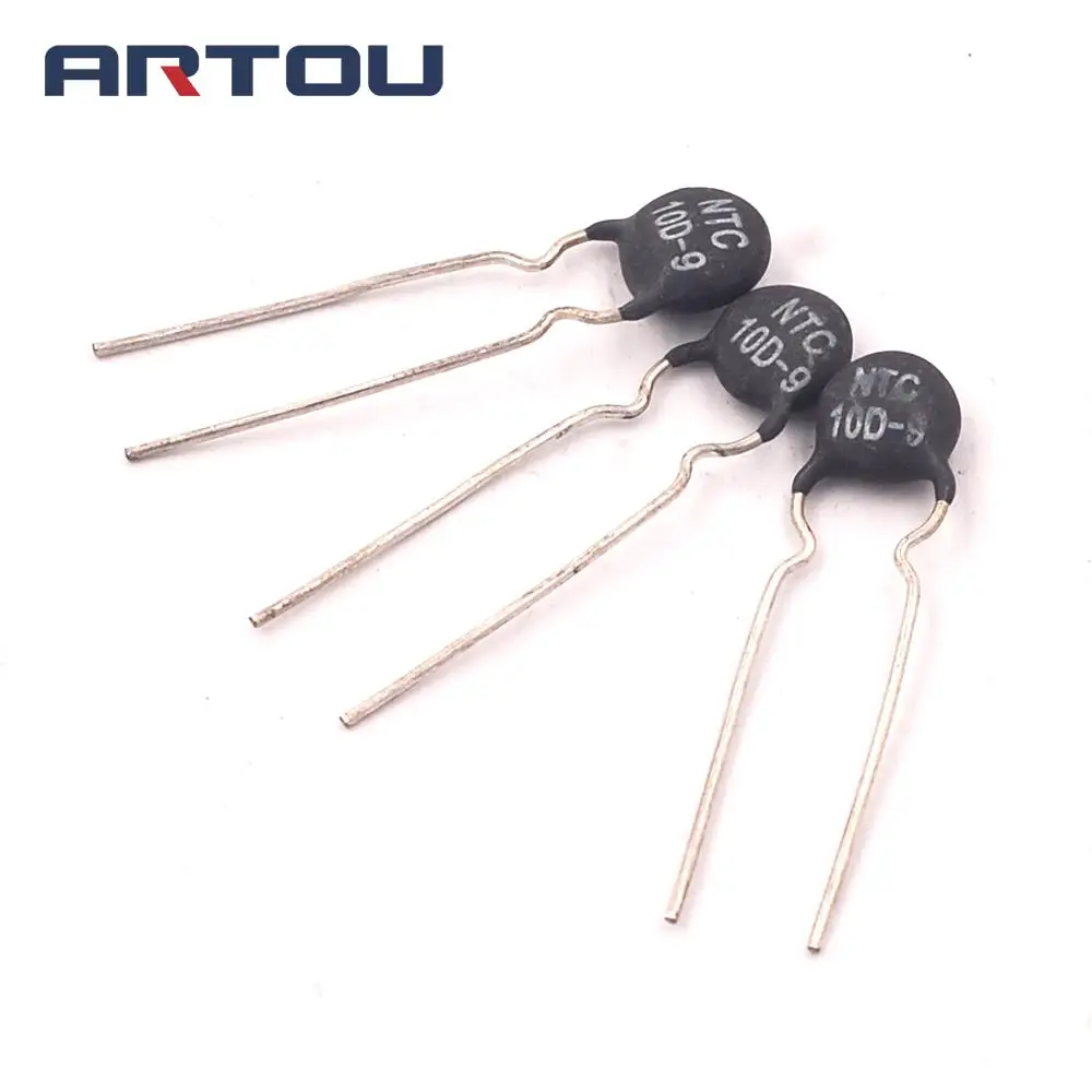 10pcs Thermal Resistor Ntc 5d9 5d11 8d9 10d9 10d11 10d15 Negative