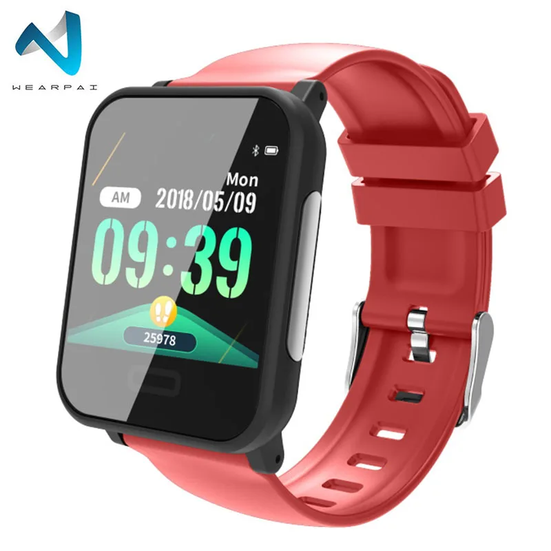 

Wearpai ECG Watch Men Heart rate Monitor E33 watches with IOS Android Blood Pressure Pedometer StopWatch for IP67 waterproof Men