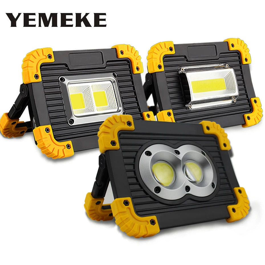 

Ultrathin LED Portable Spotlight 20W 5V USB Rechargeable COB Work Light 400lm IP44 Led Floodlight Outdoor Spotlight Searchlight