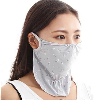 

Light Thin Sunscreen Anti-uv For Face Neck Masks Summer Cool Anti-dust Mask Riding Driving Female Outdoor Girl Sunscreen