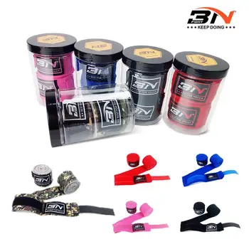 

BNPRO 2pcs/Roll Width 3M/5M Nylon MMA Muay Thai Boxing Hand Wraps Bandage Wrist Protector Support Martial Arts Taekwondo DBO