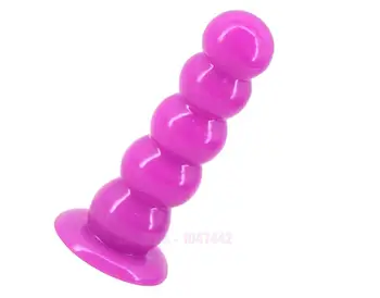 FAAK Strong suction big dildo beaded anal dildo butt plug ball anal plug sex toys for woman man adult product sex shop huge dild 4