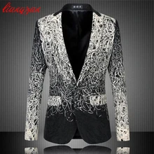 Мужской костюм с блейзером Новое поступление бренд блюдо шелк высокого качества бизнес большой мужской пиджак Slim Fit Блейзер делового костюма F1007