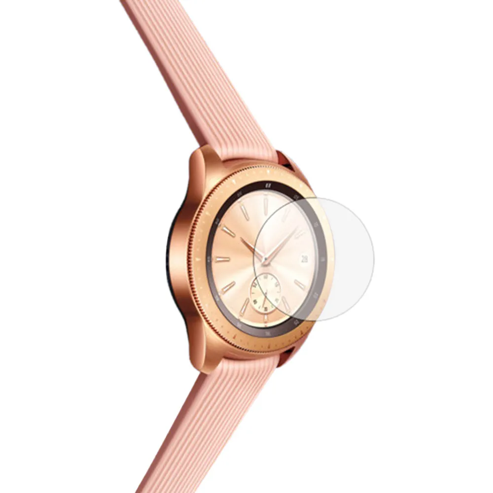 4 шт. закаленное стекло для защиты экрана Samsung Galaxy Watch 46 мм защитное ударопрочное