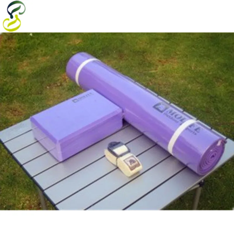 2016 Yoga Set 3IN1 Yoga Sets (Mat, Block, Belt) Portable Soft Easy to Carry Anti skidding 5mm