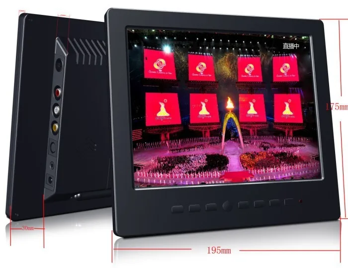 Towin l8009 small 8 mini lcd tv 8 lcd monitor computer displaydisplay