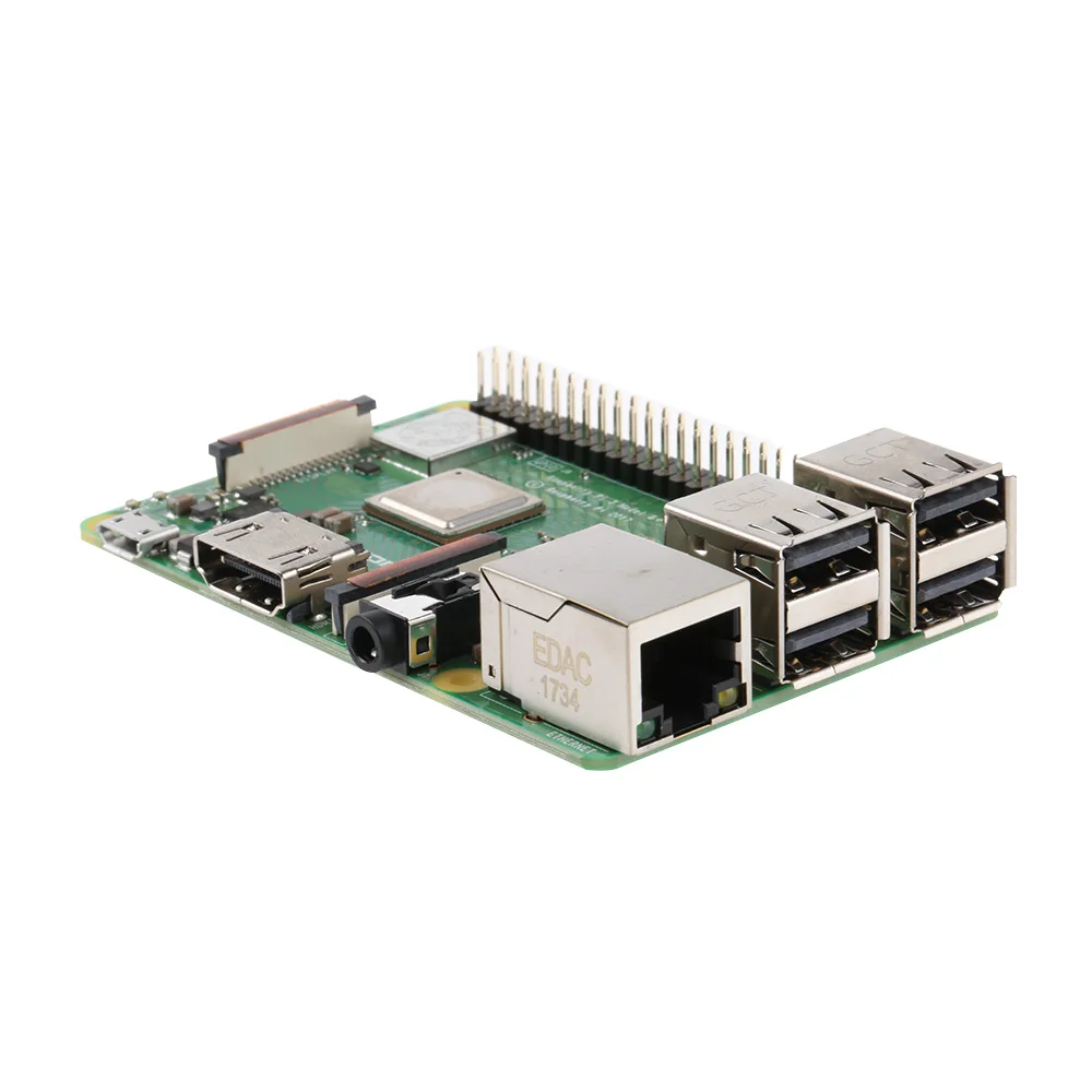 2018 original nuevo Raspberry Pi 3 Modelo B, modelo B + (enchufe) incorporado Broadcom quad core de 1,4 GHz de 64 bits Wifi procesador Bluetooth y Puerto USB - 5